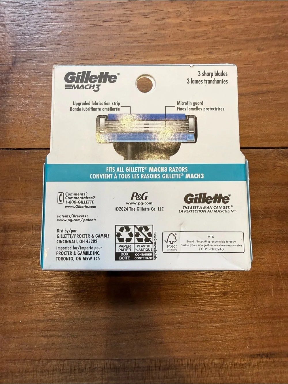 Gillette Mach 3 Refillable Razors 4 Pack